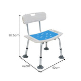 Orthonica Shower Chair with Shower Head Holder SHC-MAS-40-4L-B