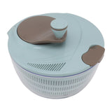 Salad Spinner Plastic Time Saving Fast Mixing Washable Rotatable Veggie Washer for Kitchen Blue V1294-YM0703-3118230005512