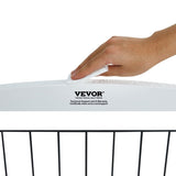 VEVOR Free Standing Dog Gate, 32" H x 96.5" W Freestanding Pet Gate, 4 Panels Foldable Dog Gate for V952-KZDMZCWMBSSMNJA1FV0