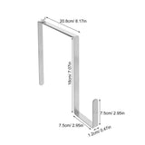 4-Pack Adjustable Stainless Steel Headstone Wreath Hangers for Cemetery Tombstone Flower Wreath V1369-AZ3-W-17165