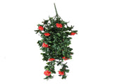 Hanging Red Rose Stem UV Resistant 85cm V637-DP1005848