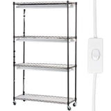 Plant Stand with Grow Lights 4 Tiers 180W 150 cm Tall Plant Grow Shelf V952-GNZWJ150CM90CHT6KV3