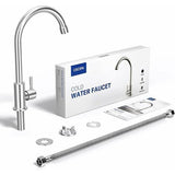 Cold Water Faucet for Kitchen with 304 Stainless Steel Nuts, cold water use, stainless steel V1189-LC-LY-00012