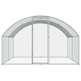 Large Metal Chicken Coop, 9.8x12.9x6.5 ft Walk in Chicken Run for Yard with Waterproof Cover, Doom V952-BRSJP4X3X2MYTLHA4V0