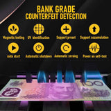 Automatic Money Counter Machine For Australian Banknotes With UV/MG/IR Counterfeit Detection, V1181-OF008-2020