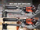 Diamond Core Drilling Machine, 8in Wet&Dry Concrete Core Drill Rig with Stand, 750RPM Speed & 1-1/4" V952-LSJGSZKJY8425ZBUGV3