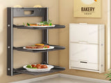 3-Tier Folding Kitchen Storage Rack Plates, Snacks and Serving Dishes, Space-Saving Organiser V1189-WXF-260203-00279