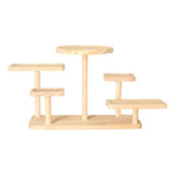 11.8x9Inch 5 Layer Woodden Riser Stands,Plants Home Decorations,Multi Layer Storage Display V1366-AZ2-W-26493