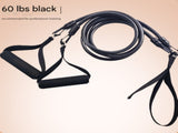 Black Handle Model 60lbs Swim Resistance Band Trainer - Dry-Land Arm Strength V888-ELOSUNG24906