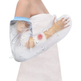 Waterproof Arm Cast Cover for Shower, Reusable Bane Protector for Adult, Soft Silicone Cast Bag for V1369-AZ3-W-18975