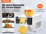 Commercial Snowflake Ice 276LBS/24H Snowflake Ice Maker, Stainless Steel Ice Shaver V952-FLXNBJFLLEDPOLJG2V3