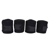 4Pcs Horse Leg Warp Self Adhesive Breathable Wear Resistant Animal Leg Bandage for Cows Horses Black V1294-YM0523-3111220079311