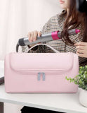 Blue Portable Hair Styling Tool Organizer - Travel Storage Bag with Compartments V888-ELOSUNG16230