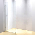 700 x 2100mm Frameless 10mm Safety Glass Shower Screen V63-828871