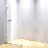 700 x 2100mm Frameless 10mm Safety Glass Shower Screen V63-828871