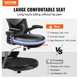 VEVOR Office Chair with Adjustable Lumbar Support, High Back Ergonomic Desk Chair with Adjustable V952-XZKBYSJYTKDTOZ4K4V0