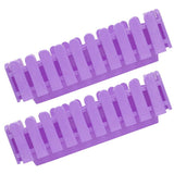 Set of 2 Plastic Rectangular Planter Boxes with Built-in Trays Perfect for Indoor and Outdoor Garden V1370-AZ4-16998