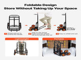 Stair Climbing Cart, 100 kg Stair-Climbing Capacity, Heavy-Duty Folding Trolley Cart with V952-ZXTCSPLCLSKH7RCTY001V0