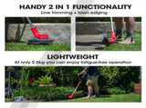 BAUMR-AG 20V Cordless Line Trimmer Electric Whipper Snipper & Leaf Blower Combo Kit Battery Charger V219-CLSCOMBMRALT-BL-4