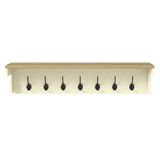 Levede Coat Rack Wall Mounted Shelf 7 Double Hooks Storage Entryway Hallway DH1050-CR-AU