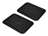 2pcs Food Tray Multifunctional Thickened Slip Resistance Chinese Fast Food Serving Tray for Dining V1294-YM0523-3118220042812
