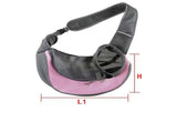 Pink Portable Pet Sling Backpack for Small Dogs and Cats Size S with Breathable Mesh Design V888-ELOSUNG43831
