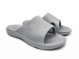 Archline Rebound Orthotic Slides Flip Flop Thongs Slip On Arch Support - Stone Grey - Euro 47 V563-AHS00102-47