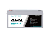 Safetex 12V 100Ah AGM Deep Cycle Lead BATTERY-AGM-NA