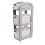Thickened Enlarged Basket Shelf Cart Multi Layers Storage Rack Removable Floor Standing Multi Layer V1294-YM0901-3117230267312