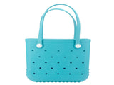 Waterproof Hexagon Mesh Beach Bag Large Capacity Travel Storage Tote for Swimwear Towel Sunglasses V1258-BAG-HS04-M-LBL