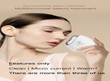 Rechargeable Facial Massager Smart Color Light Facial Toning Hot V1107-135-03944
