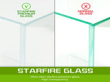 Aquarium Starfire Glass Fish Tank Set Filter Pump 16L V274-AQ-FT16L
