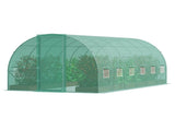 Walk-in Tunnel Greenhouse, 19.4x9.7x7.4 ft Hoop House Greenhouse Tunnel, Plant Hot House with V952-SDXWS20X10X7C44VZV0