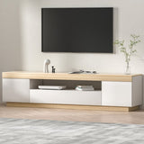 Artiss TV Cabinet Entertainment Unit Stand 180CM White Wood FUR-S-CT01-TV180-WDWH-AB