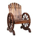 Gardeon Wooden Wagon Chair Outdoor ODF-WAGON-SINGLE-CC