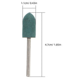 Sanding Bits Kit Green Stainless Steel Rubber for Polishing Rotary Tools V1366-AZ2-W-21602