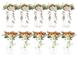 10PCS 23.6inch/60cm High Wedding Flower Stand, With Acrylic Laminate,Acrylic Vase Column Geometric V952-HLHJLFTJXKTLPNM7WV0