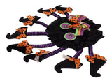 Halloween Wreath Scary Interesting Multi Legged Spider Halloween Garland Decoration for Door Wall V1294-YM0901-3115230075611