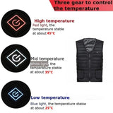 Heated Vest for Men & Women, Smart heated Jacket, Battery Not Included XL V201-W13152446