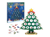 Christmas Tree Advent Calendar 24 Days Countdown to Christmas Tabletop Wooden Advent Calendar Tree V1263-JX-1345
