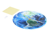 Earth Wall Clock Acrylic Silent Movement Accurate Cutting Stable Non Ticking Space Science Clock for V1294-YM0710-3115210161511