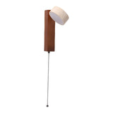 LED Wall Sconce Oak Wood Travertine Stone Modern Rotatable Wall Light Fixture Art Decor for Entryway V1294-YM0901-3119250058412
