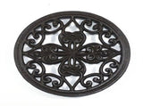 Decorative Flower Cast Iron for Dining Table Or Kitchen Use Hot Dishes and Pots Holder Heat V1370-AZ4-12578