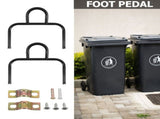 Heavy Duty Black Foot Pedal for Large Capacity Trash Can with Noise Reduction V1366-AZ2-W-21879