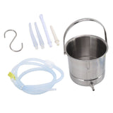 Enema Bucket Kit Silicone Household 1.6L Bucket Hose Nozzles with Storage Bag For Colonic V1294-YM0718-3117220199011