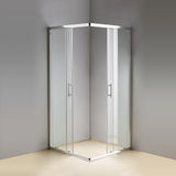 1000 x 900mm Sliding Door Nano Safety Glass Shower Screen By Della Francesca V63-829351