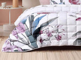 Bianca Carmela White Polyester Bedspread Set Queen V442-BCA-BEDSPREAD-CARMELA-WHITE-QS