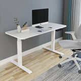 AMZ Electric Height Adjustable Standing Desk 160x80cm Sit Stand Desk Top for Home Office V255-AMZ-160-DM-WHITE