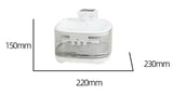 Black 4.5L Rechargeable Pet Water Fountain for Cats & Dogs - Automatic Circulating Water Dispenser V888-ELOSUNG13384