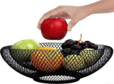 Fruit Bowl Black Basket Metal Bowl Black Metal Basket Decorative Bowl Black Bowl Modern V1263-JX-1823